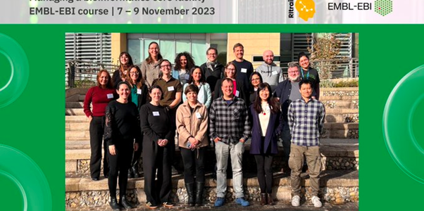 The ‘Managing a bioinformatics core facility’ course: a platform for continuous development of research infrastructures team leads